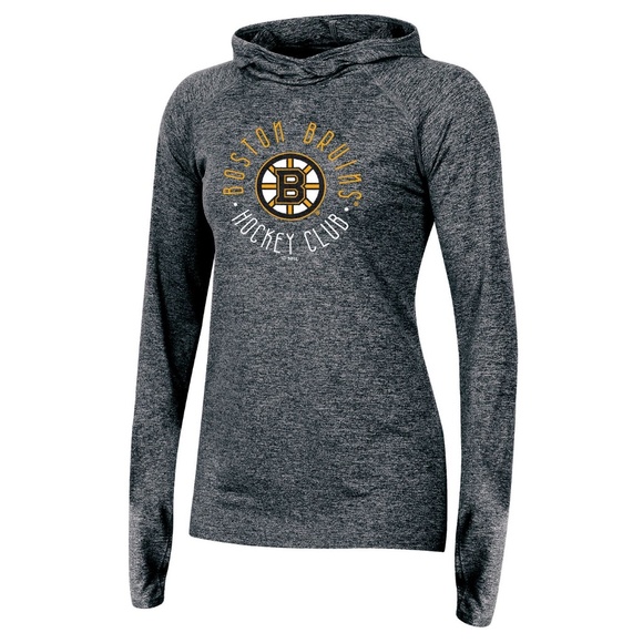 For The Win Tops - Boston Bruins Women's Gray Performance Hoodie
